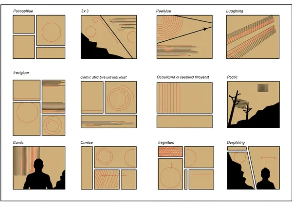 Various comic panel layouts for visual storytelling