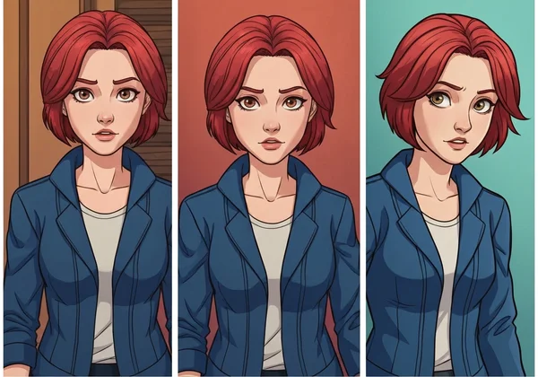 Consistent AI comic character across multiple panels