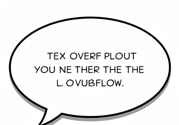 AI comic text fitted correctly inside speech bubbles