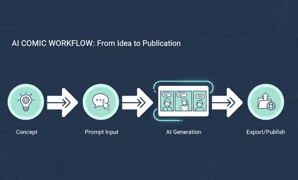 Optimized workflow for comic generation